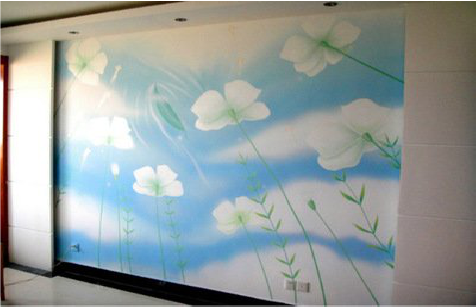 南充画墙绘怎么画好白云的蓬松感？