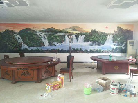 南充墙绘-写实风景