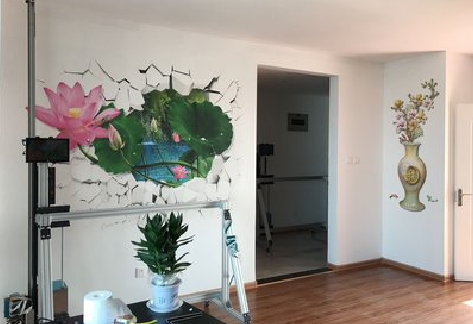 南充墙体彩绘相比墙纸的优势。