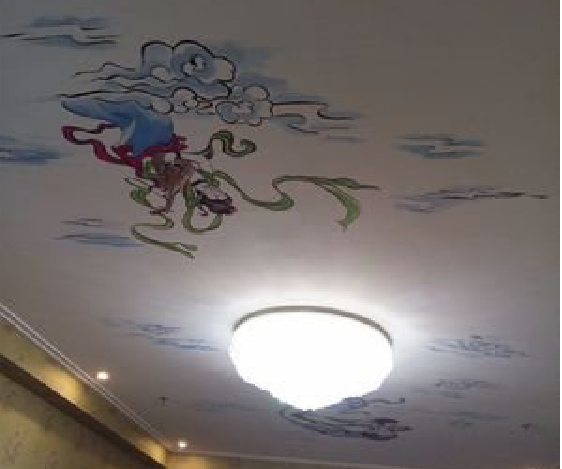南充如何快速绘制天花板上的手绘墙？