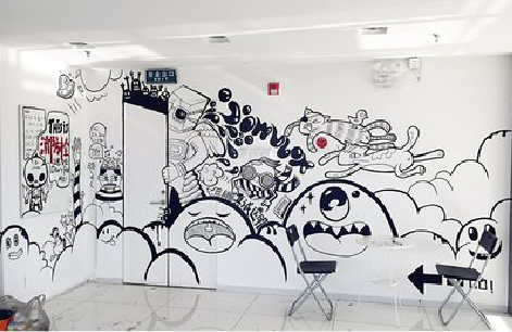 南充手绘墙并非传统涂鸦。