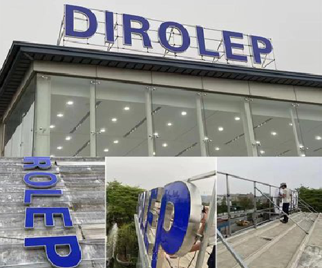 南充楼顶发光字安装的注意事项。